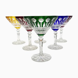 Champagne Glasses in Baccarat Crystal by Klein for Baccarat, 2000s, Set of 6