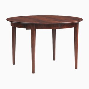 Large Rosewood Dining Table with 3 Extension Leaves