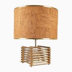 18kt Gold-Plated Table Lamp, 1970s