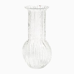Vase aus Strukturglas von Timo Sarpaneva für Iittala, 1970er