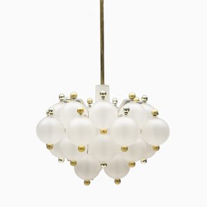 Austrian Glass Ball Chandelier from Kalmar, 1960s