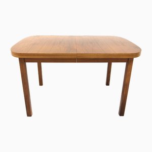 Table de Salle à Manger Scandinave en Noyer, Suède, 1960s