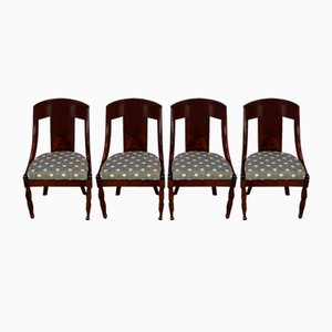 Early 19th Century Cuba Mahogany Chairs, Set of 4