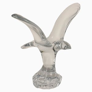 Skulptur Adler aus kristallgravierten Objekten von Daum