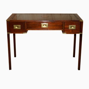 Kennedy Military Campaign Leather Writing Table from Harrods London