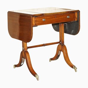 Table à Rallonge Regency Antique avec Échiquier, 1810s