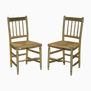 Antique Regency Side Chairs, 1810s, Set of 2
