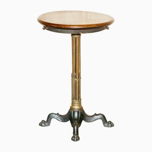 Table d'Appoint Victorienne en Fonte et Bronze