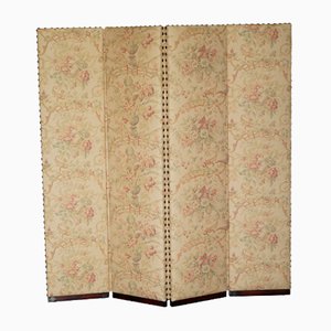 Hardwood & Floral Upholstered Room Divider from George Smith Chelsea