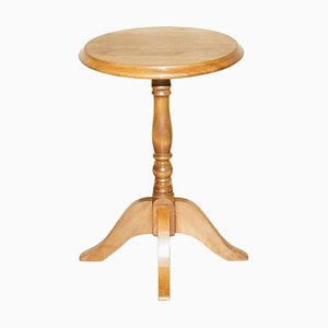 Table d'Appoint Tripode Vintage en Chêne, Angleterre