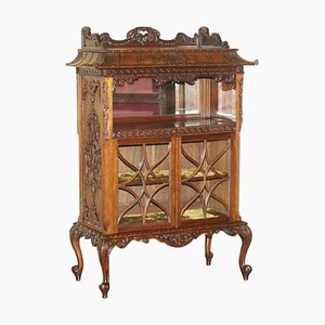 Vitrine Antique Pagode Chippendale