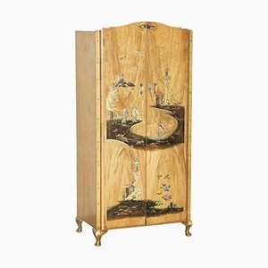 Armoire Double en Noyer, Chinoiserie