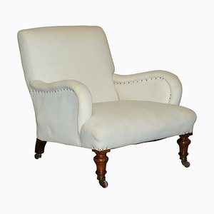 Antique Victorian Armchair from Howard & Sons