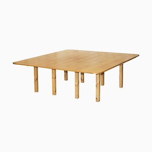 Grande Table de Salle à Manger d'Atelier en Bois Dur