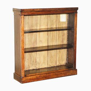 Bibliothèque Ouverte Victorienne Antique en Bois Dur, 1880s