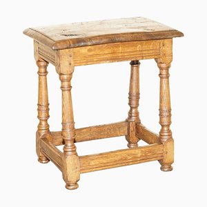 Antique 18th Century Jointed Stool Table in Oak, 1780s