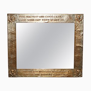 Mirror with Scottish Poem from Liberty, 1930s