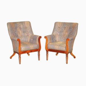 William IV Library Armchairs from George Smith, Set of 2