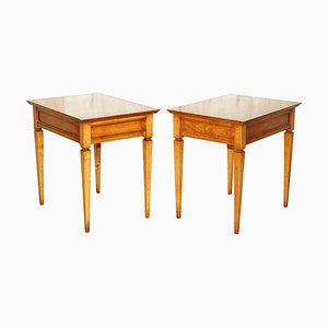 Large Single Drawer Side Table by Reh Kennedy for Harrods London, Set of 2