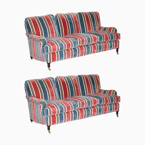 Signature Scroll Arm Sofas von Howard & Sons, 2er Set