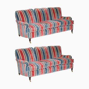 Signature Scroll Arm Sofas von Howard & Sons, 2er Set