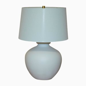 Lampes de Bureau en Forme de Vase en Céramique Blanche de Ralph Lauren