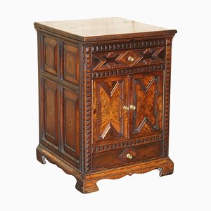 Antique Jacobean Revival Hand Carved Sideboard