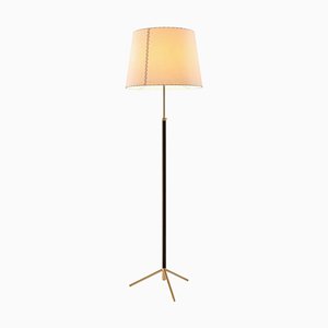 Lampada da terra Pie De Salón G1 beige e ottone di Jaume Sans