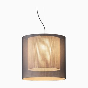 Moaré LM Pendant Lamp in Grey and White by Antoni Arola