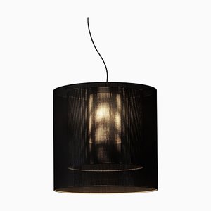 Black Moaré LM Pendant Lamp by Antoni Arola