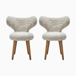 Set of Sheepskin WNG Chairs by Mazo Design