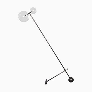 Zosia Polished Nickel Floor Lamp by Schwung