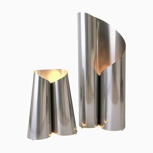 Steel Fold Lamps by Maria Tyakina, Set of 2