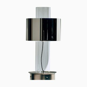 Schwebende Miami Tischlampe in Silber von Brajak Vitberg
