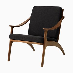 Lean Back Lounge Chair in Sprinkles Teak by Warm Nordic
