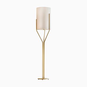 Arborescence XSatin Brass Floor Lamp by Hervé Langlais