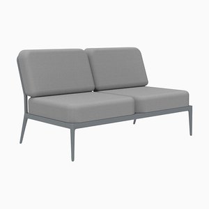 Ribbons Grey Double Central Modular Sofa by Mowee