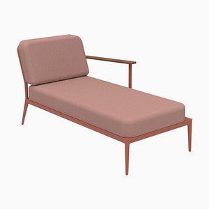 Nature Salmon Left Chaise Lounge by Mowee