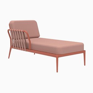 Ribbons Salmon Right Chaise Lounge by Mowee