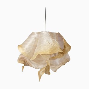 Gold Nebula Hand Painted Pendant Lamp by Mirei Monticelli