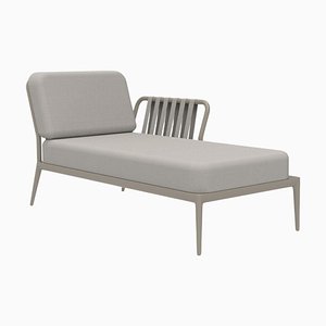 Ribbons Cream Left Chaise Lounge by Mowee
