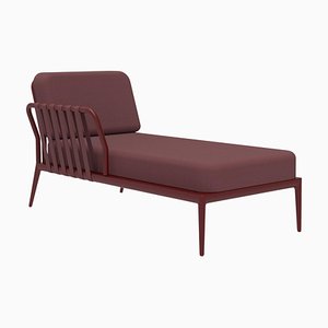 Ribbons weinrote Right Chaiselongue von Mowee