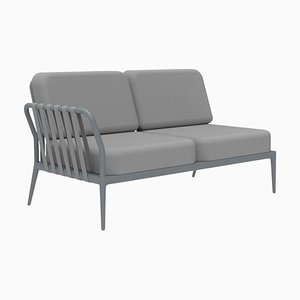 Ribbons Grey Double Right Sofa by Mowee