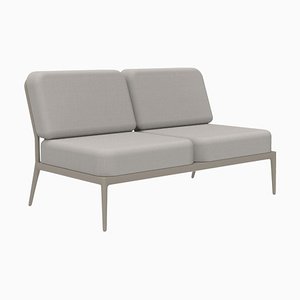 Ribbons Cream Double Central Sofa by Mowee