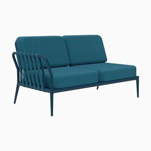 Ribbons Navy Double Right Modular Sofa by Mowee