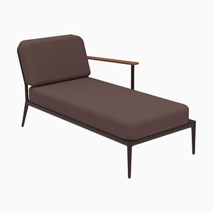 Nature Chocolate Left Chaise Lounge by Mowee
