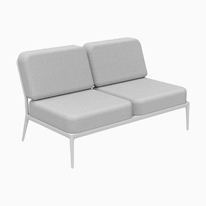 Nature White Double Central Sofa by Mowee