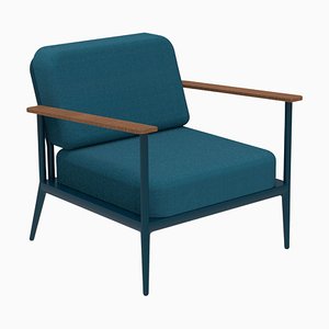 Nature Navy Lounge Chair by Mowee