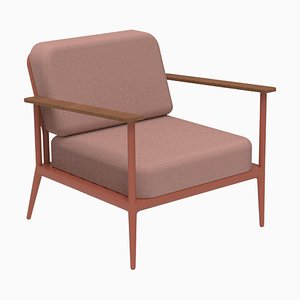 Nature Salmon Lounge Chair by Mowee