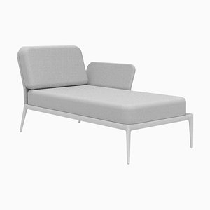 Chaise longue sinistra Cover bianca di Mowee